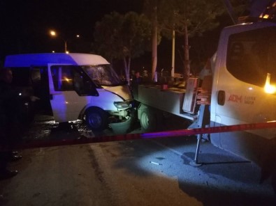 Elektrik Direğinde Bakım Yapan Çalışan Trafik Kazası Kurbanı Oldu