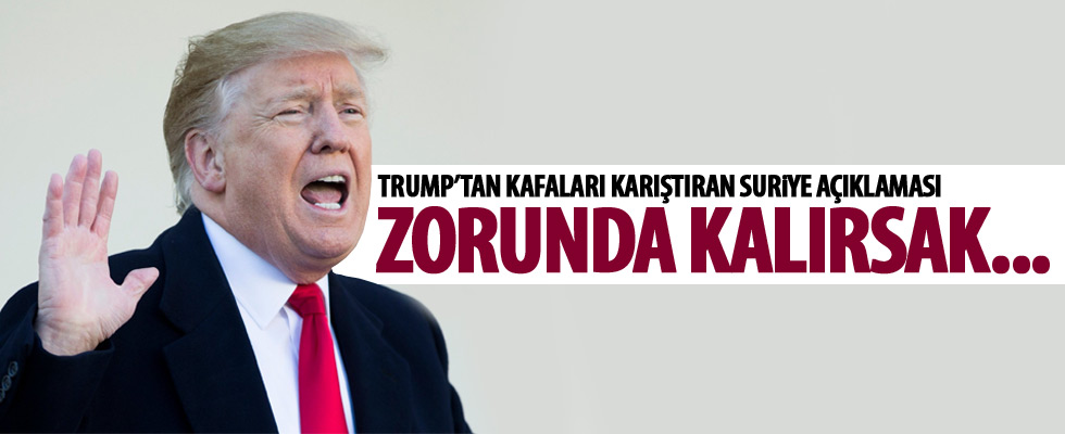 Trump'tan Suriye Açıklaması