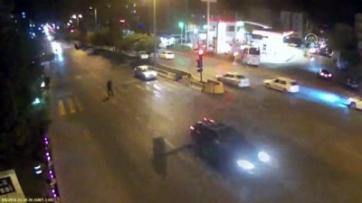 Kırıkkale'deki Trafik Kazaları KGYS Kameralarında