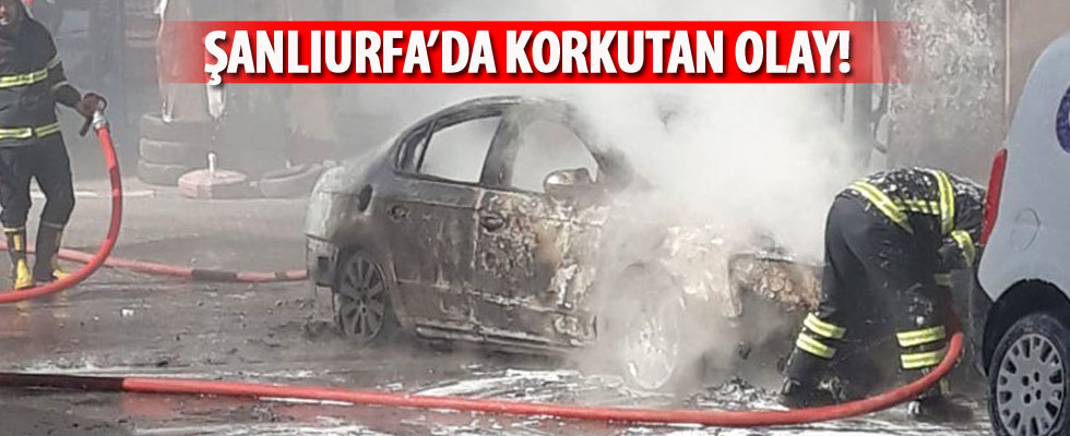 Şanlıurfa'da trafoda çıkan yangında araçlar zarar gördü