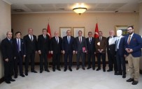 MUSTAFA ARSLAN - TGK Yönetimi, Dışişleri Bakanı Çavuşoğlu'nu Ziyaret Etti