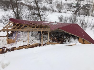 Bingöl'de Çığ Düştü, Bir Ev Hasar Gördü