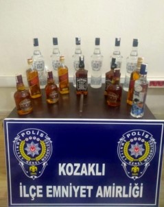 Kozaklı'da  15 Şişe Sahte İçki Ele Geçirildi