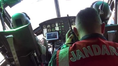 Kural İhlali Yapan Sürücüler Helikopterli Denetimle Tespit Edildi
