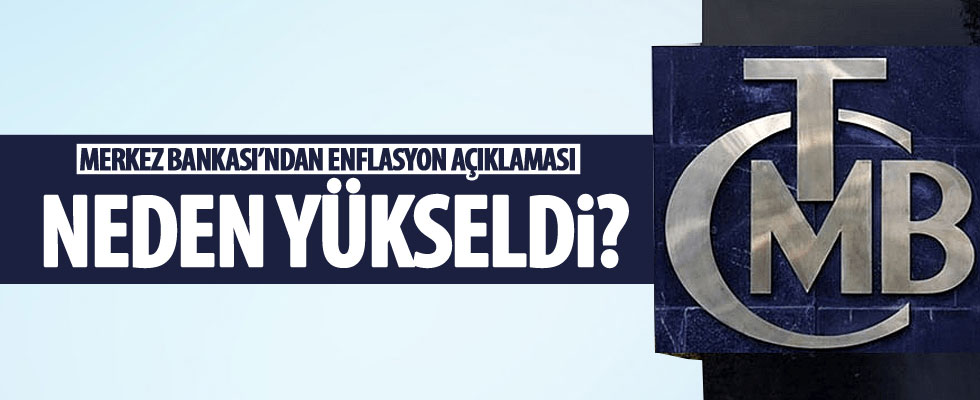 Merkez Bankası'ndan enflasyon açıklaması