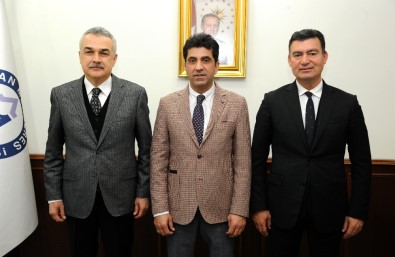 Mustafa Savaş Ve Ümmet Akın'dan Rektör Aldemir'e Ziyaret