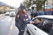 EMNİYET AMİRLİĞİ - Akseki'de Trafikte 'Öncelik Hayatın, Öncelik Yayanın' Projesi