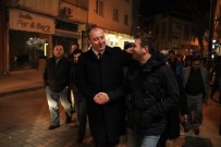 ATATÜRK KÜLTÜR MERKEZI - Başkan Işık'tan Miting Gibi Kahve Ziyareti