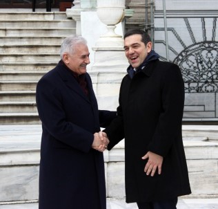 Binali Yıldırım, Yunanistan Başbakanı Çipras İle Bir Araya Geldi