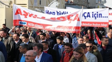 CHP, Foça'da Seçim Startını Miting Havasında Verdi