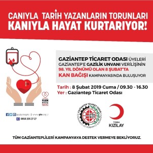 GTO'dan 'Gazilik' Unvanı Mesajı