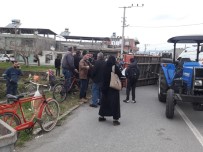 Hatay'da Traktör Devrildi Açıklaması 15 Yaralı