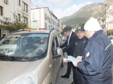 Kaş'ta Yaya Önceliği Uygulaması