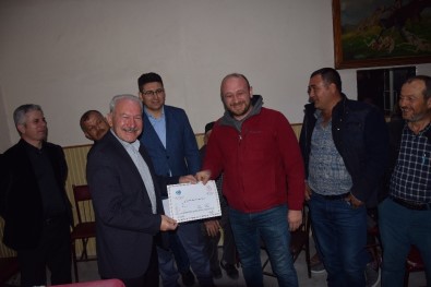 Lapseki'de Avcılık Kursunu Tamamlayan Kursiyerler Belgelerini Aldı