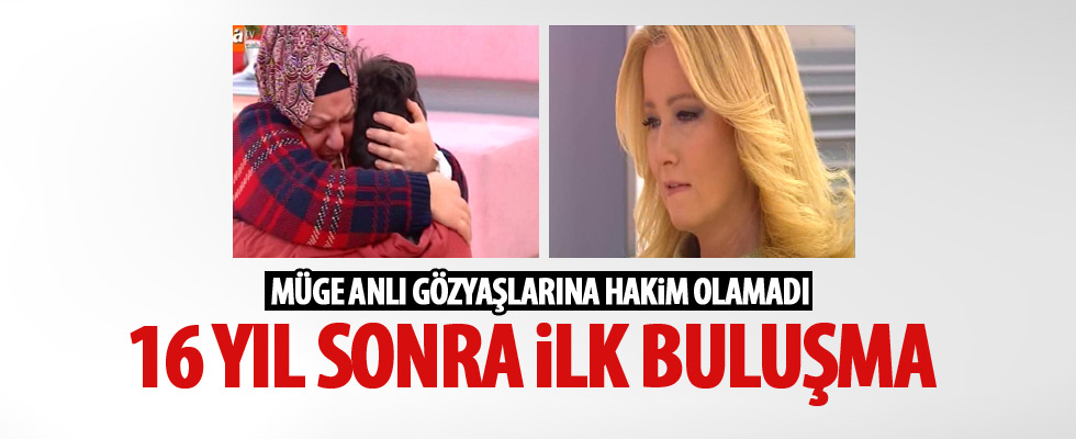Müge Anlı'da duygusal buluşma