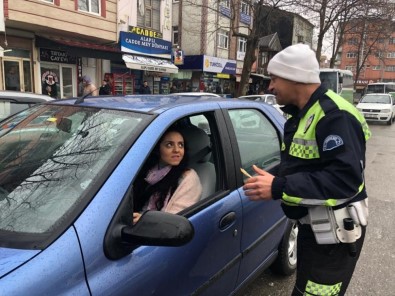 Zonguldak'da Eş Zamanlı Yaya Öncelikli Trafik Uygulaması