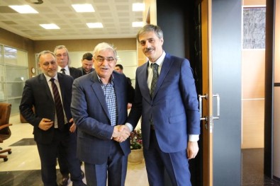 Başkan Alemdar, SAMOB Başkanı Durak'ı Ağırladı
