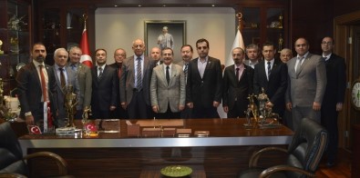 Demiryolcular Başkan Ataç'ı Ziyaret Etti