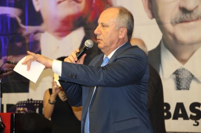 Muharrem İnce'den 'Tunç Soyer' Çıkışı