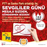 ALIŞVERİŞ MERKEZİ - Sanko Park'ta Sevgililer Günü Mesajı Sizden Göndermek PTT'den