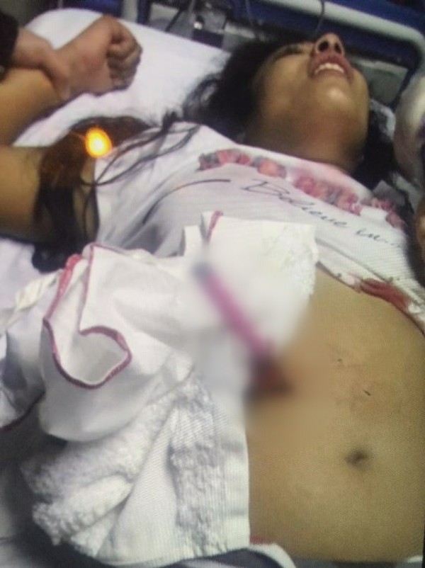 Kriz geçiren kadın dehşet saçtı