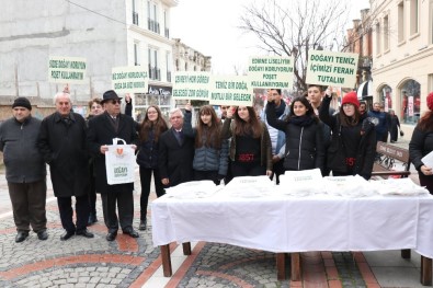 Liselilerden 'Bez Torba' Farkındalığı