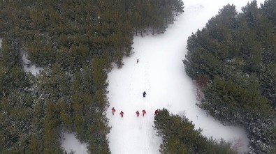 Palandöken'de JAK Ekiplerinin Tatbikatı Nefes Kesti