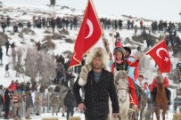 FUTBOL TAKIMI - Buz Tutan Çıldır Gölü'nde 'Kış Şöleni'