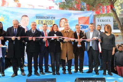 Başkan Çerçioğlu, Buharkent Seçim Ofisi Açılışına Katıldı