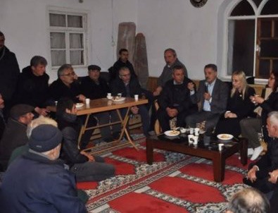 CHP'li aday camide seçim toplantısı yaptı
