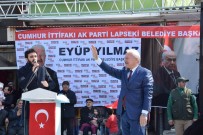 Lapseki'de Cumhur İttifakı Aday Tanıtım Mitingi Yapıldı