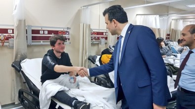 Milletvekili Esgin, Uludağ'daki Kazada Yaralananları Ziyaret Etti