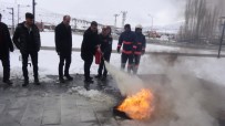 TATBIKAT - Turgut Özal Üniversitesi'nde Yangın Tatbikatı