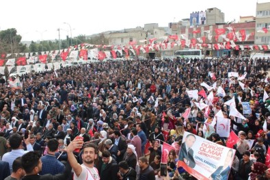 Cevheri'nin Seçim Bürosu Açılışı Mitinge Dönüştü