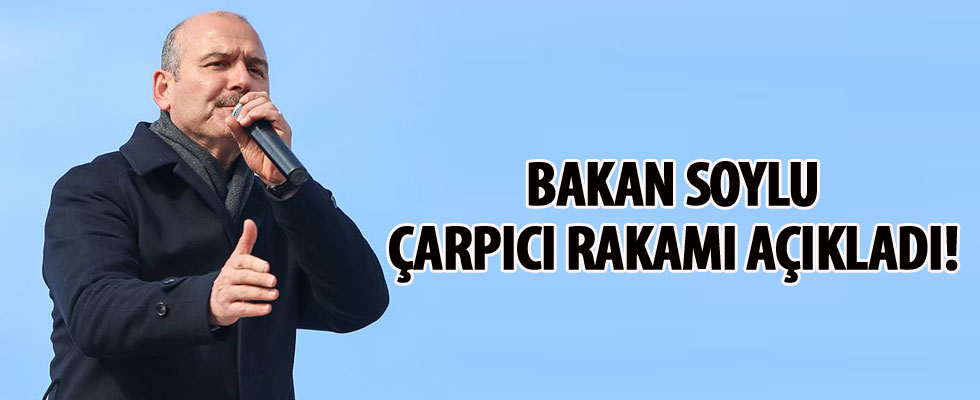 Süleyman Soylu tek tek açıkladı: 511 bin kişi gözaltına alındı