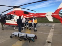 Ambulans Helikopter Yaklaşık 20 Saat Uçarak 13 Hastanın Naklini Gerçekleştirdi Haberi