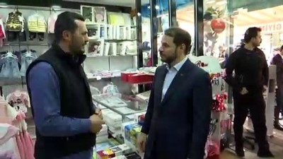 Bakan Albayrak, Üsküdar'da Esnaf Ziyaretinde Bulundu