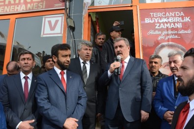 Destici, Tercan'da Partisinin Seçim Bürosu Açılışına Katıldı