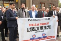 8 MART DÜNYA KADINLAR GÜNÜ - Ezana Saygısızlığa Ezan Okuyarak Tepki Gösterdiler