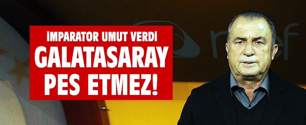 Fatih Terim Açıklaması 'Galatasaray Pes Etmez'