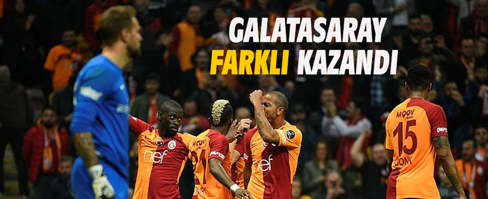 Galatasaray Sahasında Farklı Kazandı