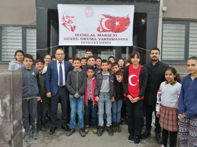 Malazgirt'te 'İstiklal Marşı'nı Güzel Okuma' Yarışması
