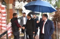 ERKEN UYARI SİSTEMİ - Başkan Çelik'ten Yağmur Altında Seçim Çalışması