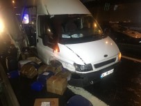 TEM OTOYOLU - Beşiktaş'ta Trafik Kazası; 1 Yaralı