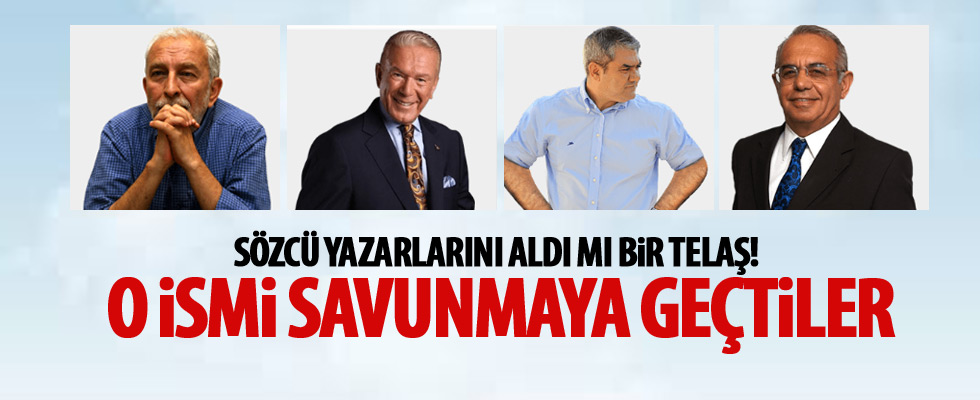 Sözcü yazarlarının aklama çabası