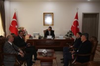 ŞENOL TURAN - SGK İl Müdürü Nizamettin Durmuş Oltu Kaymakamı Turan'ı  Ziyaret Etti