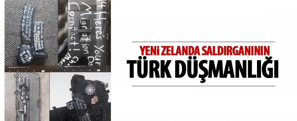 Cami saldırganının Türk düşmanlığı