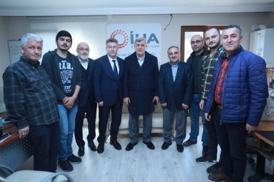 Başkan Karaosmanoğlu'ndan İHA'ya Veda Ziyareti