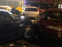 ALKOLLÜ SÜRÜCÜ - Başkent'te Alkollü Sürücü 4 Araca Birden Çarptı