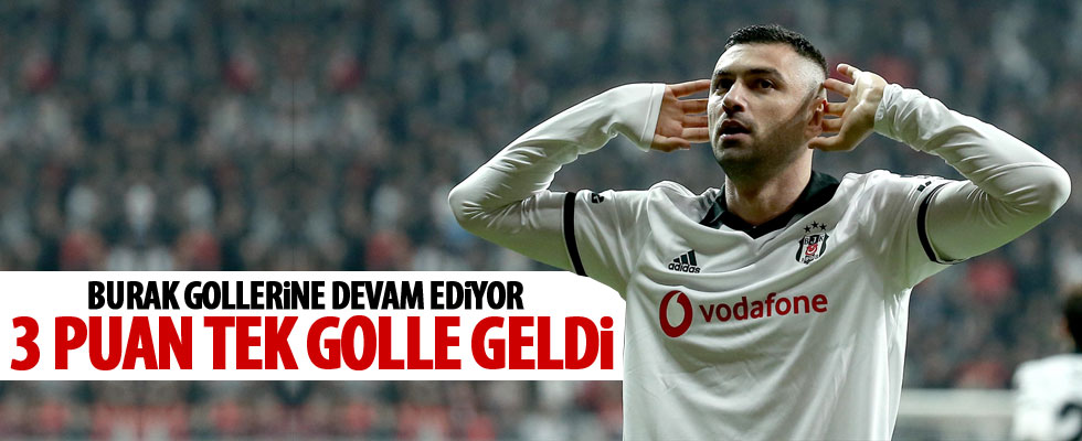 Beşiktaş, tek golle kazandı